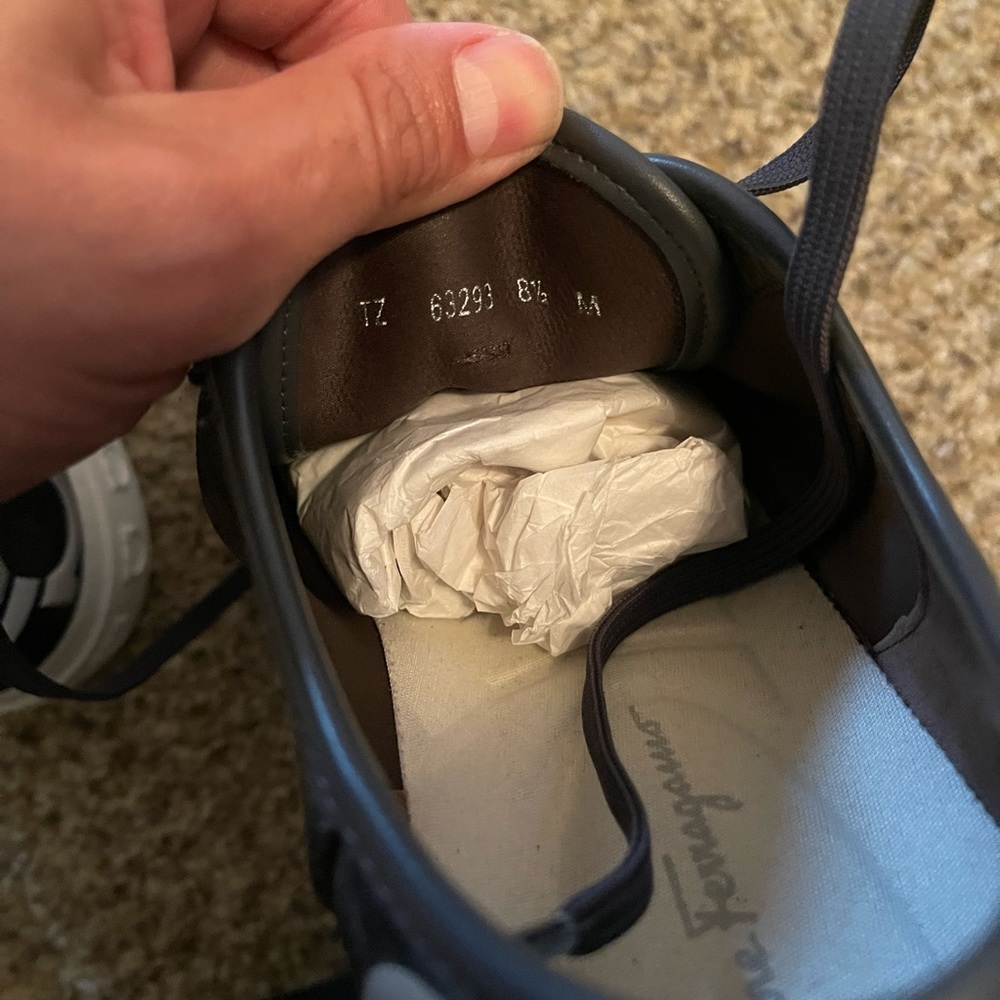 Mens salvatorre ferragamo sneakers - Picture 5 of 10